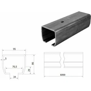 CAME M-700 KIT комплект фурнитуры для откатных ворот до 700 кг (КАМЕ) CAME M-700 KIT комплект фурнитуры для откатных ворот до 700 кг (КАМЕ)