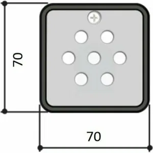 Клавиатура кодонаборная беспроводная, накладная, 7-кнопочная CAME 001S9000 (КАМЕ) Клавиатура кодонаборная беспроводная, накладная, 7-кнопочная CAME 001S9000 (КАМЕ)