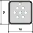 Клавиатура кодонаборная беспроводная, накладная, 7-кнопочная CAME 001S9000 (КАМЕ) Клавиатура кодонаборная беспроводная, накладная, 7-кнопочная CAME 001S9000 (КАМЕ)
