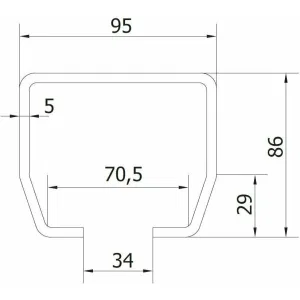 Рельс направляющий 3 м STAGE MB 3 CAME 1700169 (КАМЕ) Рельс направляющий 3 м STAGE MB 3 CAME 1700169 (КАМЕ)