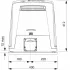 Привод 36 В для откатных ворот. Встроенный блок управления ZN8 CAME BKV15AGS 801MS-0300 (КАМЕ) Привод 36 В для откатных ворот. Встроенный блок управления ZN8 CAME BKV15AGS 801MS-0300 (КАМЕ)