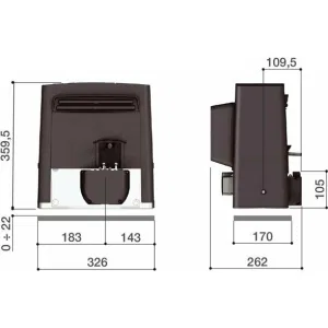 Комплект автоматики для откатных ворот на основе привода BKS18AGS RC KIT 8K01MS-047 (КАМЕ) Комплект автоматики для откатных ворот на основе привода BKS18AGS RC KIT 8K01MS-047 (КАМЕ)